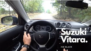 Suzuki Vitara 2018 16 VVT 120 HP 4WD 4K  POV Test Drive 098 Joe Black [upl. by Araeit848]