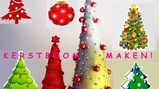 DIY KERSTBOOM ZELF MAKEN [upl. by Farrand]