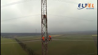 Eltel Networks Linia 400 kV Dobrzeń  Pasikurowice [upl. by Eilrebma]