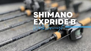 Shimano Expride B Rods Walkthrough [upl. by Fugate]