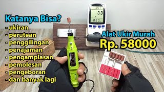 Alat grafir tuner poles ukir amplas murah banyak fungsi  Review Rotary detail carver variable speed [upl. by Ahsillek]