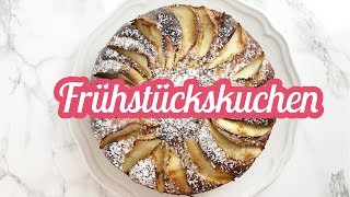 Frühstückskuchen  Cleaner Apfelkuchen  Vegetarische Rezepte  KimsKrams [upl. by Boutis]