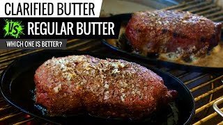 Clarified Butter VS Regular Butter on Steaks  Which one is Better [upl. by Felike]