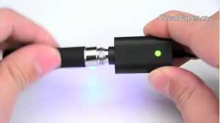 Great Vapes  Charging your eGoC ecigarette battery [upl. by Eninaej]