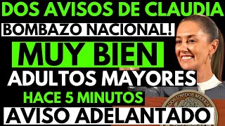 🚨ADELANTAN PAGOS ENTREGA DE TARJETAS BIENESTAR🚨DICIEMBRE ENERO PAGO UNICO💰PENSIÓN ADULTOS MAYORES📈 [upl. by Nerual]