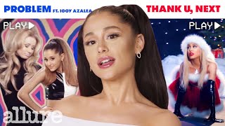 Ariana Grande Breaks Down Her Iconic Music Videos  Allure [upl. by Anibor]