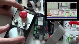 Connection and setup of PoPendant1 with PoKeys57CNC Motion Controller [upl. by Eylloh]