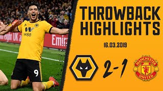 What an atmosphere  Wolves 21 Manchester United  2019 FA Cup Highlights [upl. by Anytsirhc]