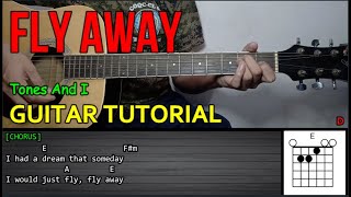 Tones And I  Fly Away  Guitar Tutorial  LYRICS and CHORDS [upl. by Josephine]