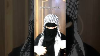 Keffiyeh arab warp tutorial with niqab✨🤍hijab niqab keffiyeh tutorials hijabtutorial [upl. by Navap293]