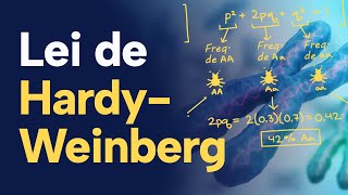 Genética de Populações Equilíbro de HardyWeinberg medicina genética [upl. by Lebatsirhc]