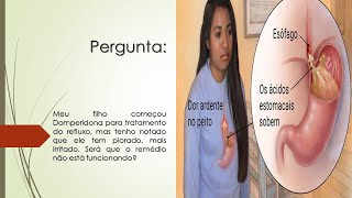 Meu filho começou Domperidona para tratamento do Refluxo  Mas tem piorado  O que pode ser [upl. by Sacks]