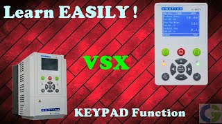 VSX  Series Keypad Features  LCD Function  CG Emotron  VS Series AC Drives  VFDs [upl. by Ennyroc]