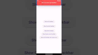 Flutter Interactive and Customizable Snackbar [upl. by Mark]