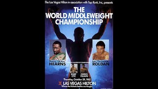 Thomas Hearns vs Juan Domingo Roldan October 29 1987 [upl. by Banerjee]