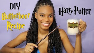 DIY BUTTERBEER RECIPE  HARRY POTTER [upl. by Nosyd650]