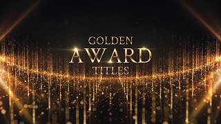 Golden Award Titles amp Awards Music Royalty free media [upl. by Aivalf]