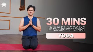 30 Mins Pranayama Yoga  Yoga At Home  Yoga For Beginners  Yoga Routine  cultofficial [upl. by Rednijar972]