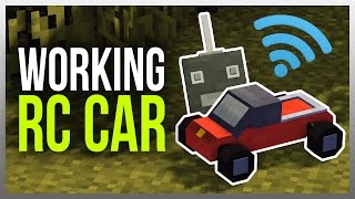 ✔️ Working RC CAR in Minecraft [upl. by Hamian]