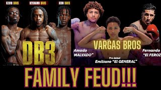 Keyshawn Davis heated calling out Emiliano Vargas and his brothers DB3 vs Vargas brothers [upl. by Arsi115]