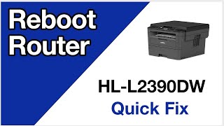 HLL2390DW reboot router – Brother quick fix [upl. by Reiche]