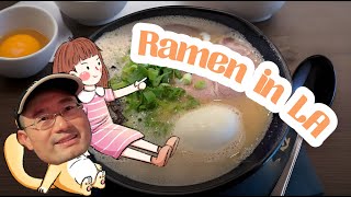 Hakata Ikkousha No 1 Tonkotsu Ramen in LA 博多一幸舍豚骨拉面 [upl. by Venuti476]