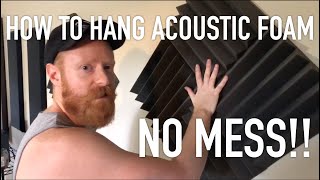 The Proper Way To Hang Acoustic Foam [upl. by Colier284]