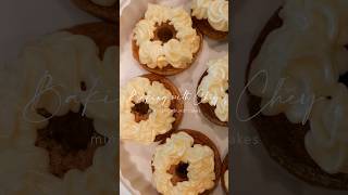 Carrot Mini Bundt Cakes 🥕🤎 baking cake recipe bakingrecipes falldesserts fallrecipes [upl. by Arodoeht142]