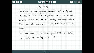 Capillarity in Soils Background with Equations [upl. by Mahda]