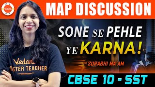 Complete Map Work for Class 10 Social Science in One Shot 🔥 CBSE Board Exam 2024 Full SST Revision [upl. by Aridatha]