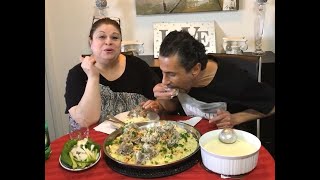 Jordanian Mansaf with jameed  منسف أردني بالجميد [upl. by Butch]