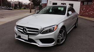 2015 Mercedes Benz C300 4Matic Review  Start Up Revs and Walk Around [upl. by Aivatan171]