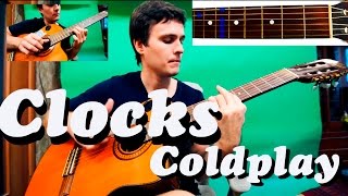 Guitar chords Coldplay  Clocks [upl. by Redyr]