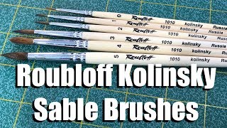 Roubloff Kolinsky Sable Brushes [upl. by Davies85]