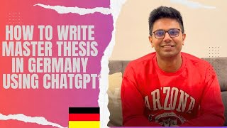 How to Write Master Thesis in Germany Using ChatGPT  Pros and Cons of ChatGPT [upl. by Sankey674]