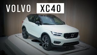 Conhecemos o Volvo XC40 em Milão  Webmotors [upl. by Cirle]