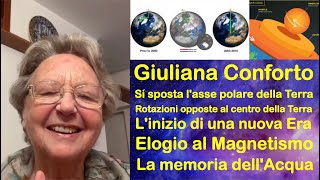 Giuliana Conforto si sposta asse polare della Terra Inizio di nuova era Memoria dellacqua [upl. by Jehu]