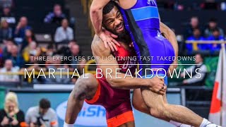 ARE YOUR TAKEDOWNS SLOW TRY THIS  Three Exercises For Faster Takedowns in Wrestling and MMA [upl. by Rausch]