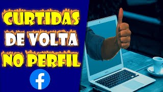 Seção CURTIDAS não aparece em MAIS no perfil do Facebook  Como resolver [upl. by Etiam]