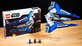 LEGO Star Wars Mandalorian Starfighter REVIEW  Set 75316 [upl. by Charmion461]