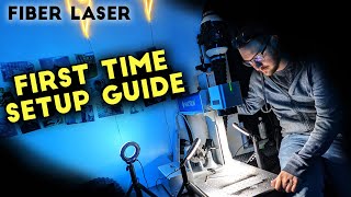 How to Set Up A New Fiber Laser or Lens  2021 UPDATED  Laser Engraving First Time Setup [upl. by Ybloc]