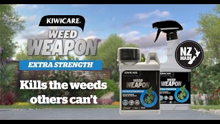 Kiwicare Weed Weapon Extra Strength 2024 [upl. by Acinomaj185]