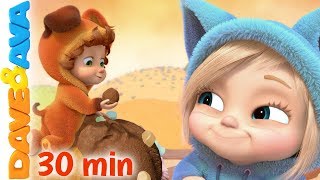 🍨 Nursery Rhymes and Kids Songs  Baby Songs by Dave and Ava 😍 [upl. by Idarb]