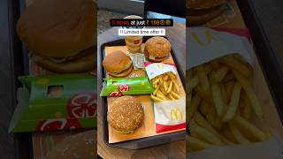 New McDonald’s offer 🤩 mcdonalds burger offer diwali shorts [upl. by Ailahk]