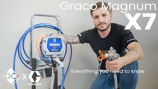 Graco X7 Magnum Airless Paint Sprayer  Everything you need to know [upl. by Jojo]