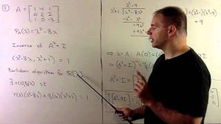 CayleyHamilton Theorem Example 1 [upl. by Ajtak810]