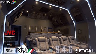 INCREDIBLE DOLBY ATMOS Home Theater Tour [upl. by Artemed510]