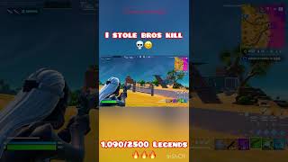 I stole bros kill fortnite funny gaming fortnitememes banger shorts viralsound [upl. by Ylenaj]