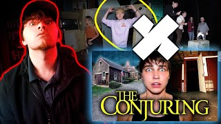 Surviving A Week at The Conjuring House PT 2 The Woods  SAM AND COLBY REACTION [upl. by Mackenie]