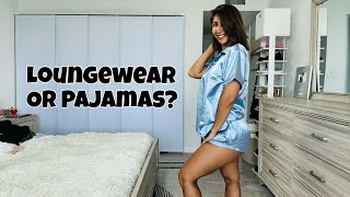 Loungewear and Pajamas Try On Haul and Review Ft Ekouaer tryon [upl. by Ellimaj]